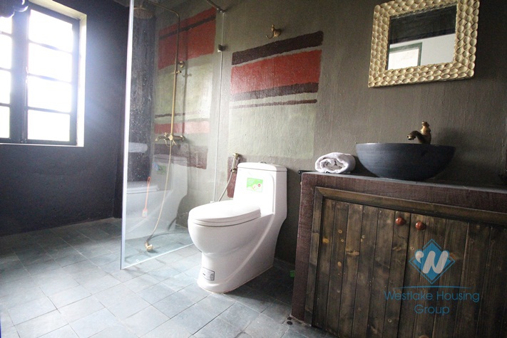 Bright and modern house with lots of characters, available to rent in Tay Ho, Hanoi